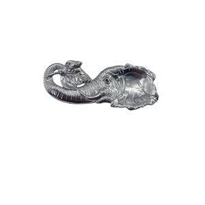 Elephant Shaped Silver Tone Spoon Rest By Arthur Court Vintage 1993 Fast Ship